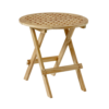 KRETA Minibord 50cm Teak Bord
