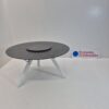 COMO Bord 135cm inkl snurrskiva Vit Bord