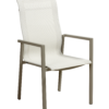 COMFY Karmstol Khaki Aluminium Stolar