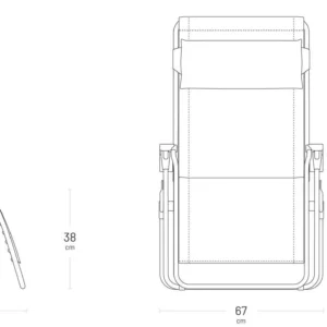 LAFUMA R clip steglös baden Beige II Baden baden stolar LAFUMA R clip steglös baden Beige II Baden baden stolar