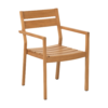 DELIA Karmstol Teak Stolar