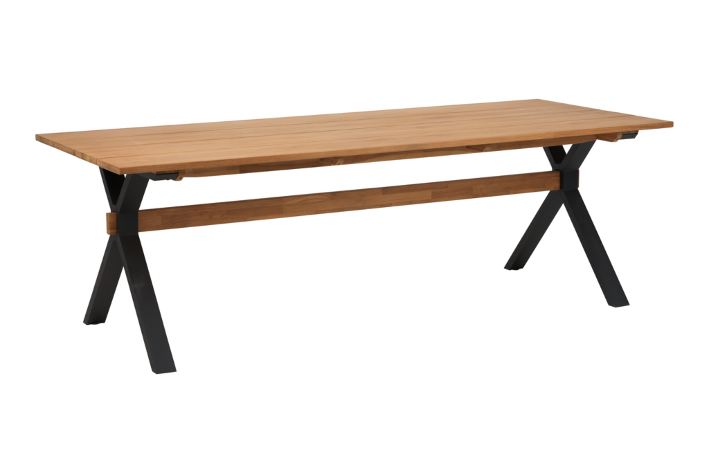 MARK Matbord 230×95 Svart/Teak Matbord