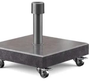 ROME Parasollfot 40kg Black Polished Parasollfötter