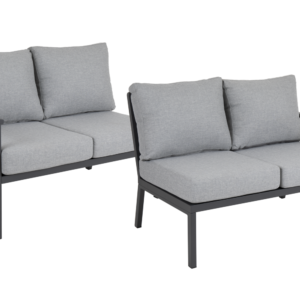 SAMVARO 2-sitsdel H+V Antracit Soffgrupper