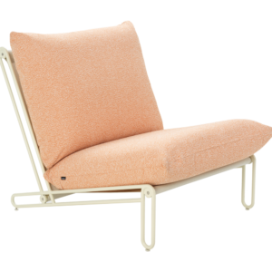 BLIXT Fåtölj Pearl White/Teddy Orange Stolar