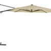 CLIENTO Frihängande parasoll 3,5m Light grey/Khaki Parasoller