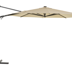 CLIENTO Frihängande parasoll 3,5m Light grey/Khaki Parasoller