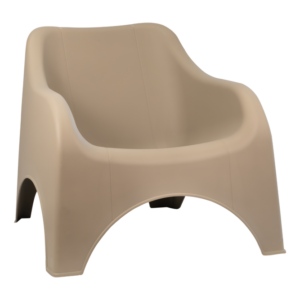 KUMO Loungefåtölj Taupe Plast KUMO Loungefåtölj Taupe Plast