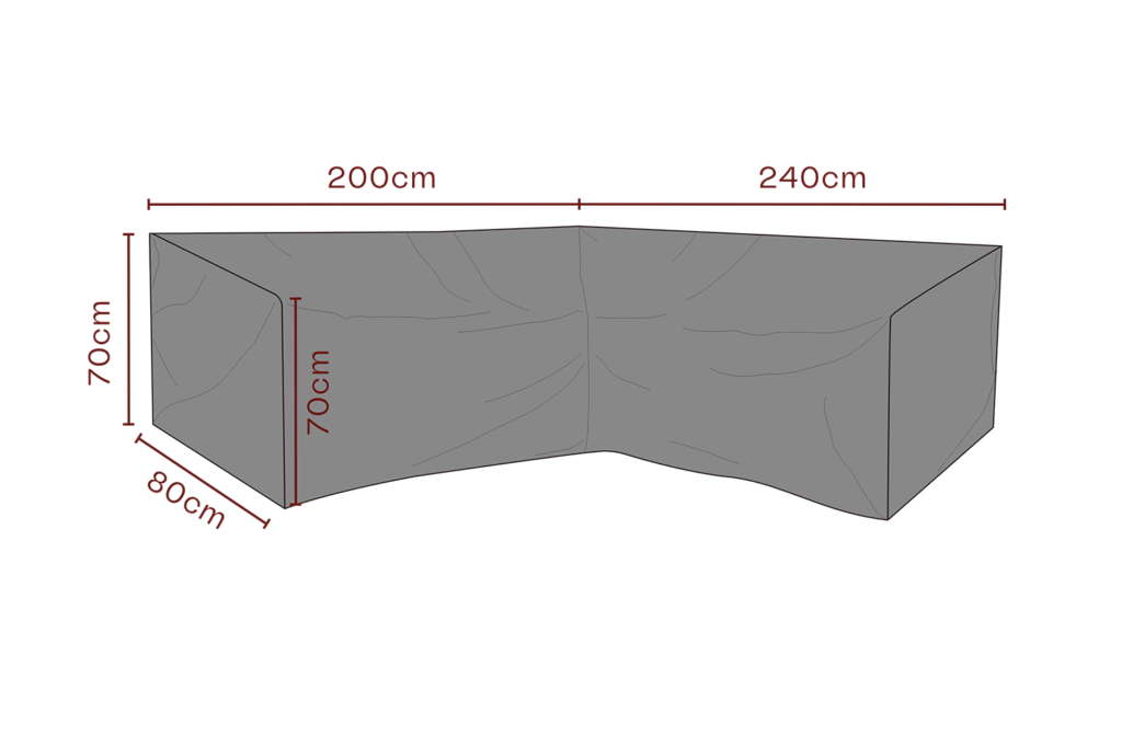 MÖBELSKYDD Hörnsoffa 200/240x70x80cm Andas Underhållsprodukter